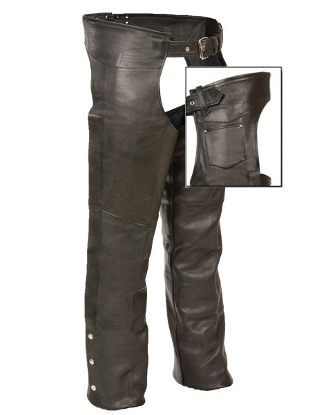 MENS FULLY LINED CLASSIC CHAP SPLIT LEATHER