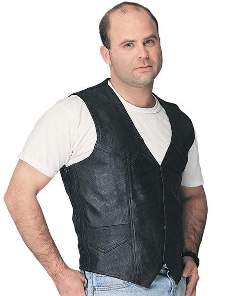 Men's Classic Side Lace Vest With Gun Pocket
